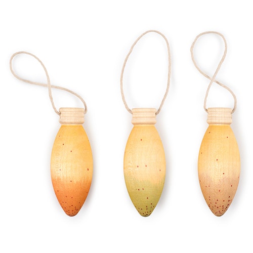 Holz Ornamente Weihnachtsbaumschmuck Glow Lamps