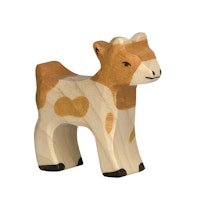 Holzfigur Zicklein - auf dem Bauernhof