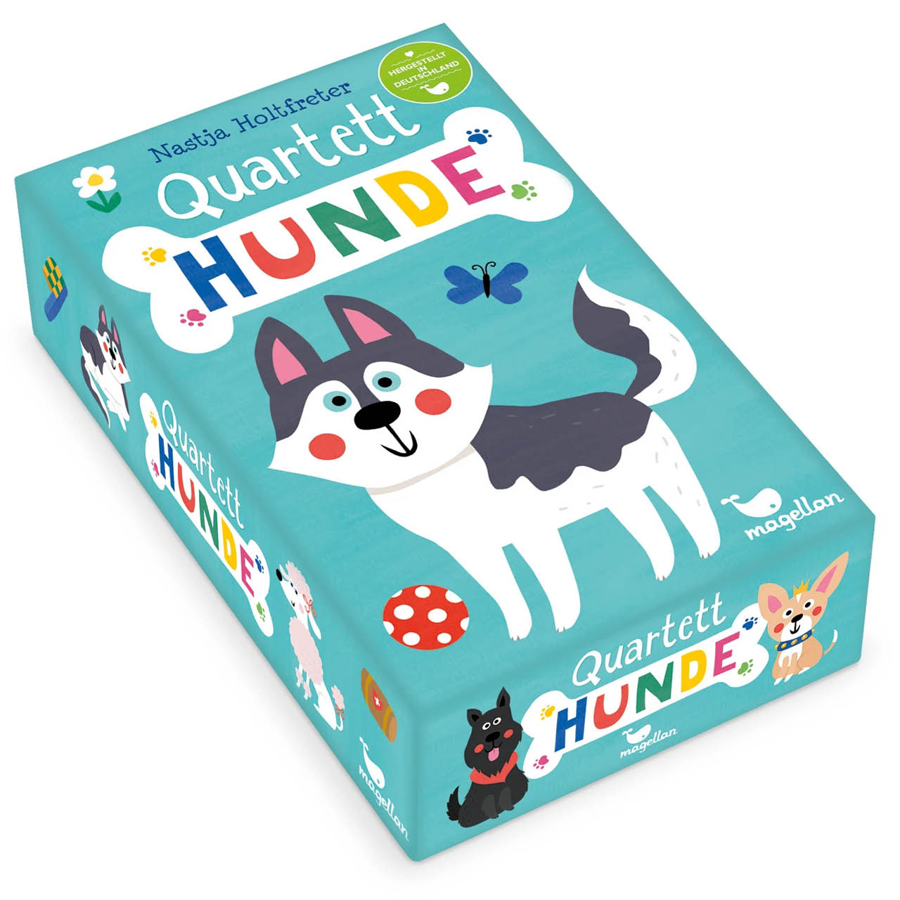 Quartett Spiel Hunde ab 5 Jahren