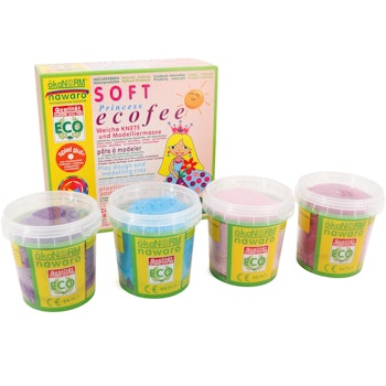 Öko-Knete aus natürlichen Rohstoffen – Princess 4er Set