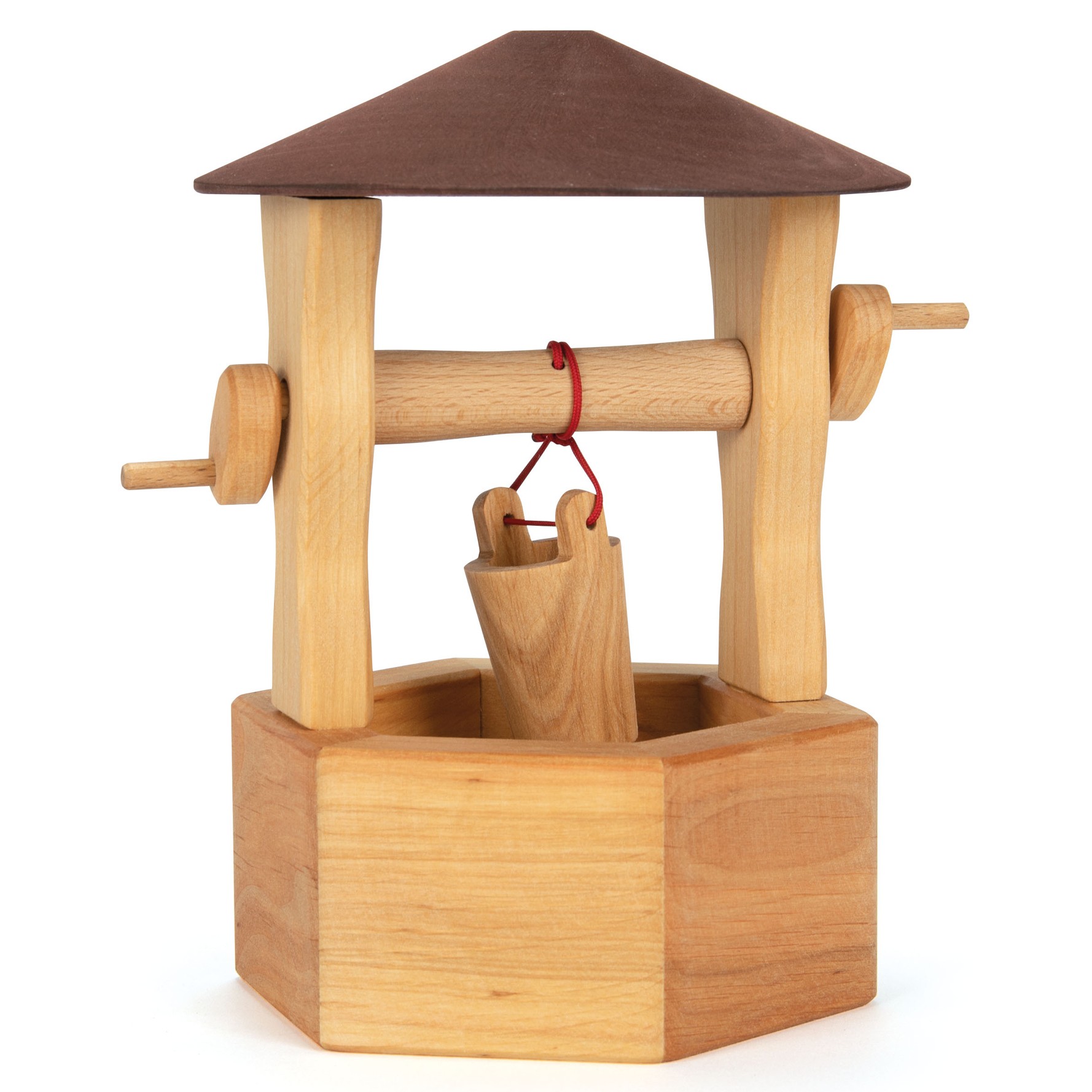 Ostheimer Ziehbrunnen Holz 22 cm