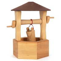 Ostheimer Ziehbrunnen Holz 22 cm