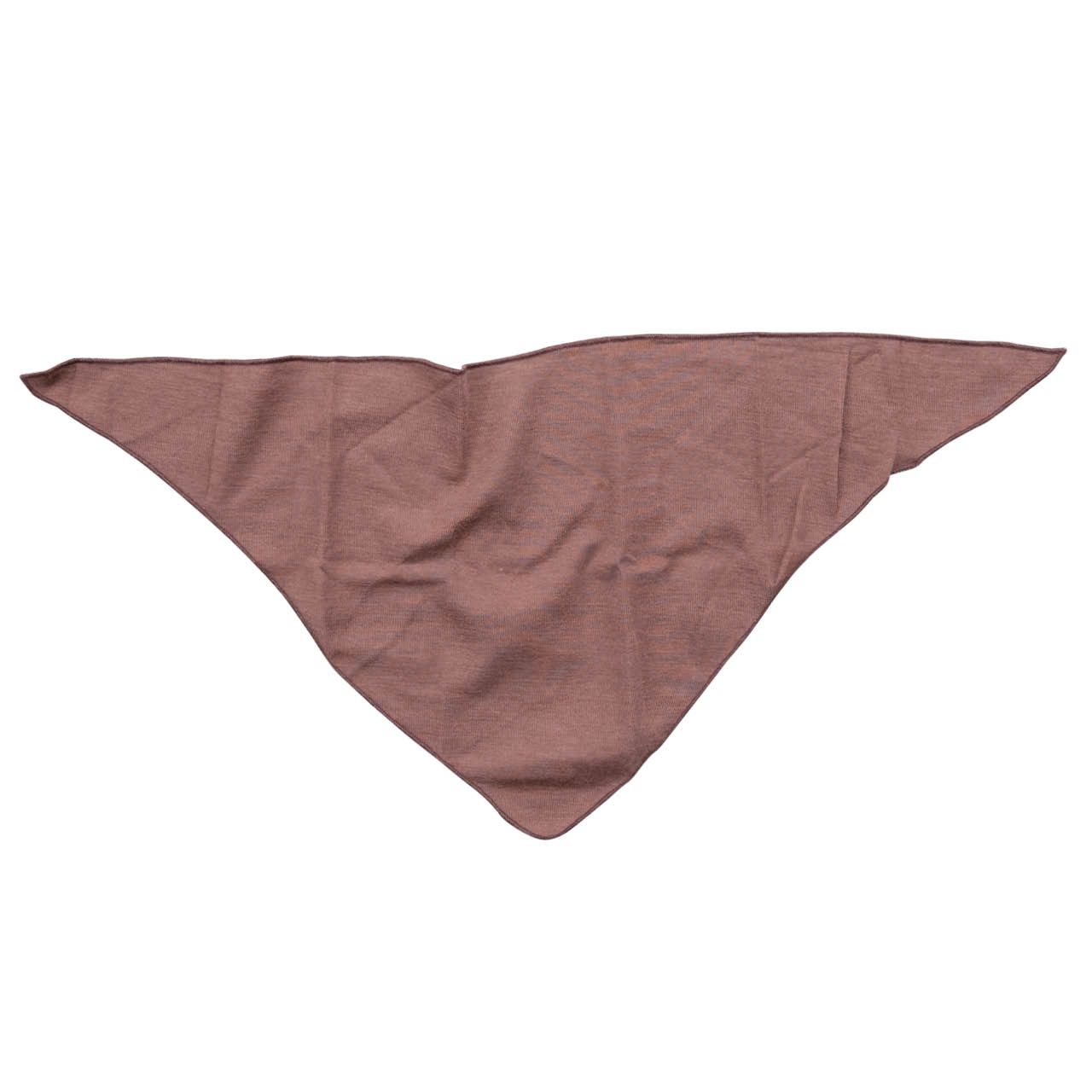 Dreiecktuch Wolle Seide mauve 61x27 cm