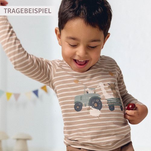 Langarmshirt People Wear Organic Interlock/Jersey Motiv