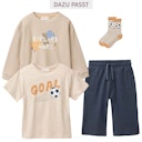 Vorschaubild Weiche Sweat Boardshorts dunkelblau