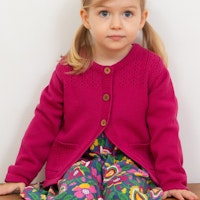 Hochwertige Strickjacke uni