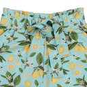 Vorschaubild Musselin Shorts zum Binden Zitronen hellblau