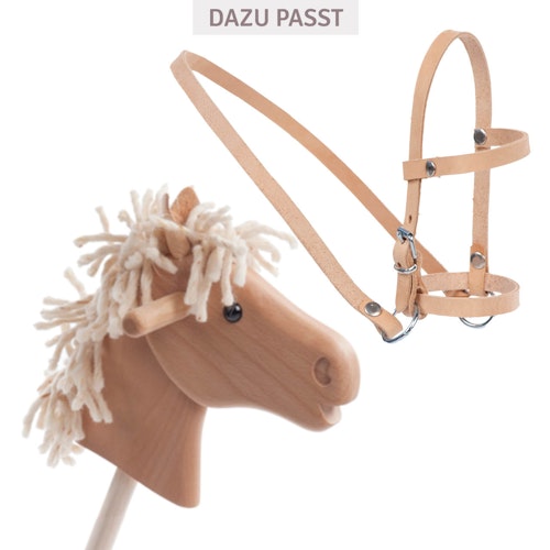 Steckenpferd Holz Haflinger