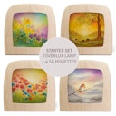 Vorschaubild Lampen Starter-Set Baukje Exler Lampe mit 4 Silhouetten