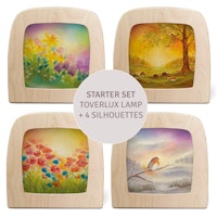 Lampen Starter-Set Baukje Exler Lampe mit 4 Silhouetten