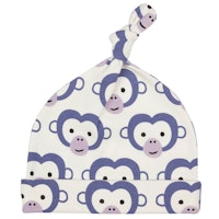 Babymütze Knoten Blumen Muster