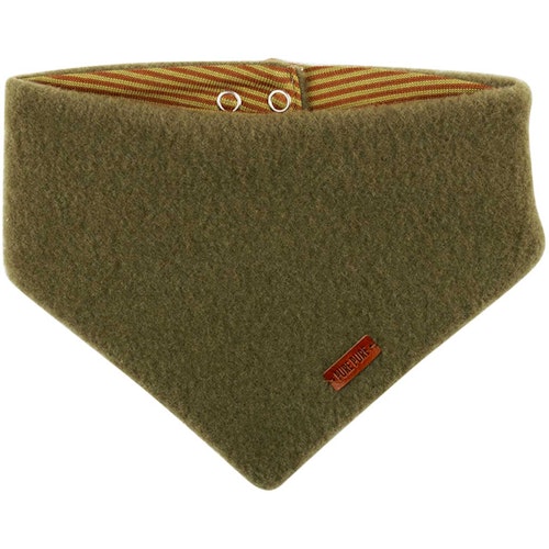 Dickes Wolle Halstuch mit Druckknopf