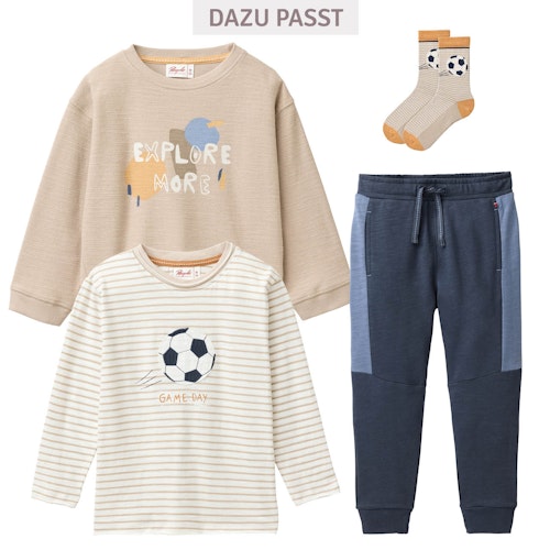 Weiches Sweatshirt beige