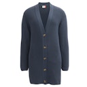 Vorschaubild Längere weite Damen Strickjacke