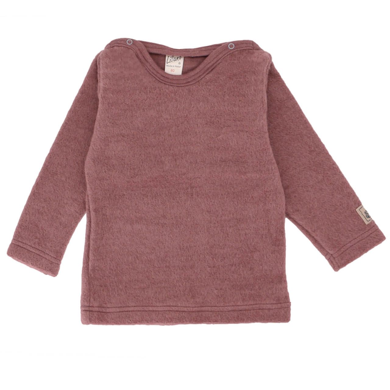 Pullover Lilano langarm Schurwolle Uni