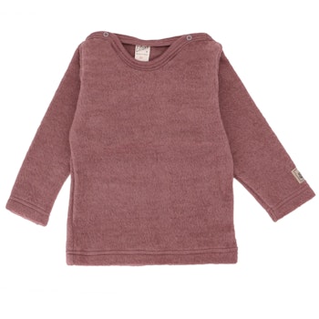 Pullover Wollplüsch mauve