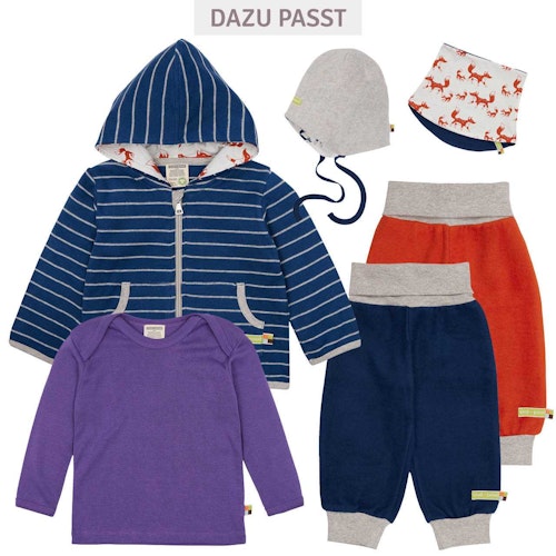 Wende Schlauchschal Fleece marine