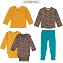 Vorschaubild Robustes Langarmshirt Blumen Druck