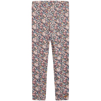 Blümchen Leggings rosa