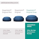 Vorschaubild Stapelstein® Original Grow blau 57,6 cm