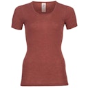 Vorschaubild Damen Wolle Seide kurzarm Shirt