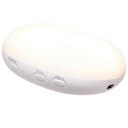 Vorschaubild Der Summhase mit Lampe grau-rosa aus Baumwolle und Polyester