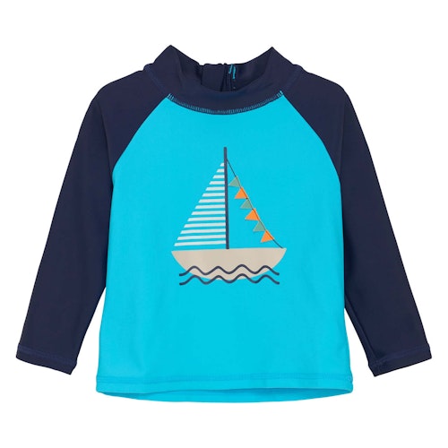 Langarm Badeshirt Colorblock