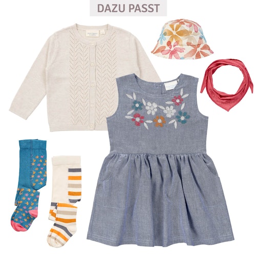 Leichtes Sommer Kleid Papageien