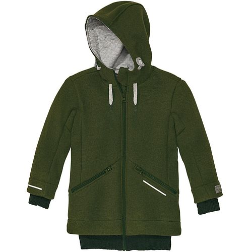 Jacke Disana langarm Schurwolle Uni