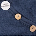 Vorschaubild Babypullover Wollplüsch mit seitlichen Knöpfen