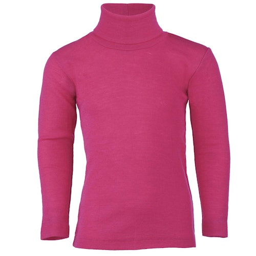 Wolle Seide Kinder Rollkragen Shirt langem