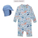 Vorschaubild Bademütze schnell trocknend mit Nackenschutz