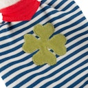 Vorschaubild Bio Schmusetuch Hase mit Glückskleeblatt