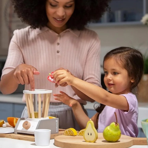 Smoothie Mixer Holz – Spielküchen-Zubehör