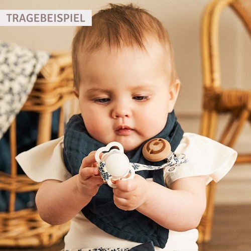 Dreiecktuch Musselin braun