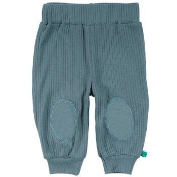 Ripp Babyhose Patches rauchblau