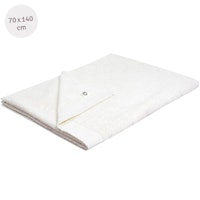 Frottee Badetuch wollweiß 70x140