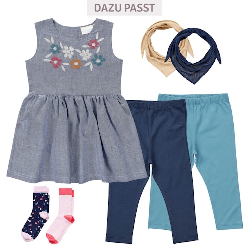 Leichtes Sommer Kleid Papageien
