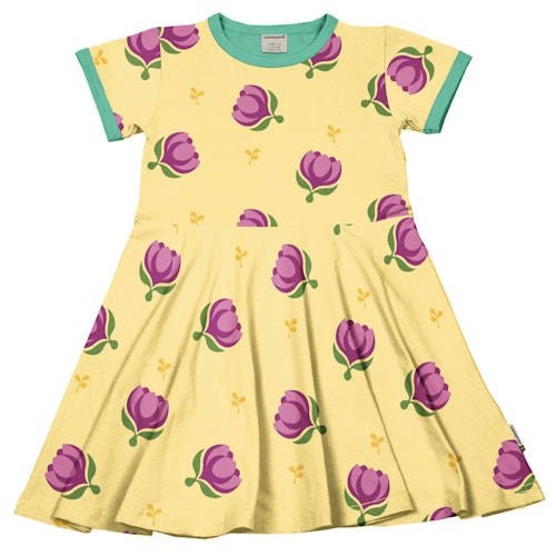 Flatterkleid kurzarm Krokus