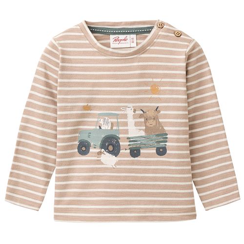 Langarmshirt People Wear Organic Interlock/Jersey Motiv