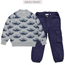 Vorschaubild Retro-Look Strick Pullover