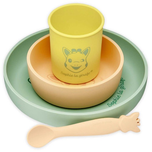 Kindergeschirr 4er-Set – bunt
