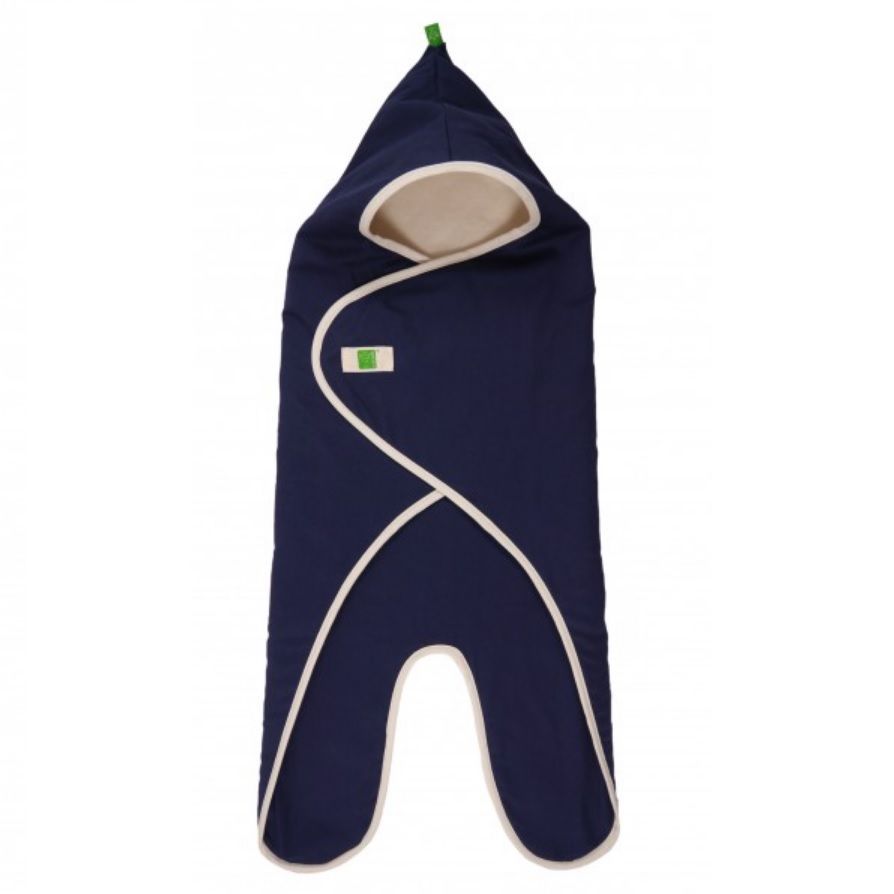 Bio Einschlagdecke für Babyschale & Autositz Marine