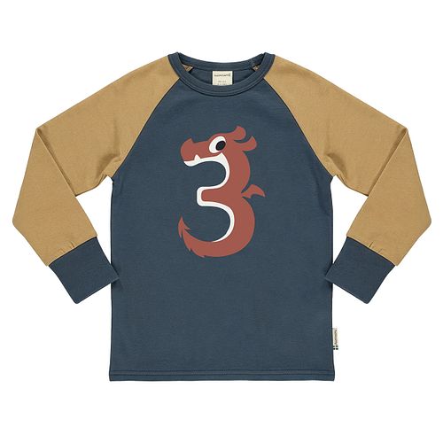 Raglanshirt langarm Zahl