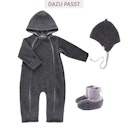 Vorschaubild Wollfleece Overall Baby