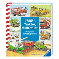 Bagger, Traktor, Müllabfuhr - Fahrzeug Bilderbuch