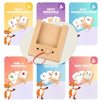 Lochkasten Starterset ab 3 Jahren mit 6 Kartensätzen