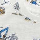 Vorschaubild Leichtes Shirt kurzarm Baustellenfahrzeuge