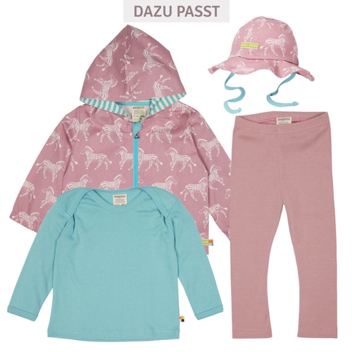 Leichte Ripp Leggings uni