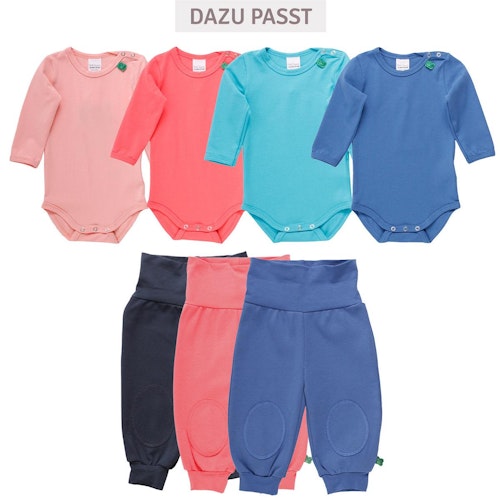 Krabbelhose mit breitem Bund als 3er Pack